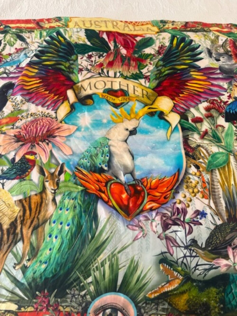 camilla mother with love australia silk scarf